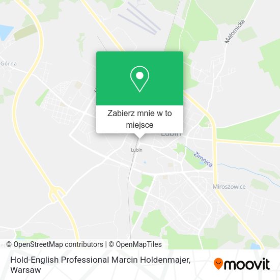 Mapa Hold-English Professional Marcin Holdenmajer