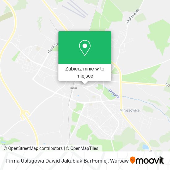 Mapa Firma Usługowa Dawid Jakubiak Bartłomiej