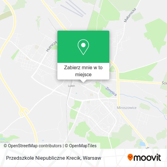 Mapa Przedszkole Niepubliczne Krecik