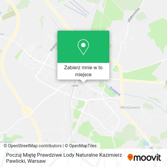 Mapa Poczuj Miętę Prawdziwe Lody Naturalne Kazimierz Pawlicki