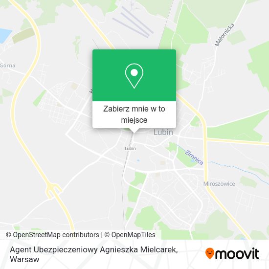 Mapa Agent Ubezpieczeniowy Agnieszka Mielcarek