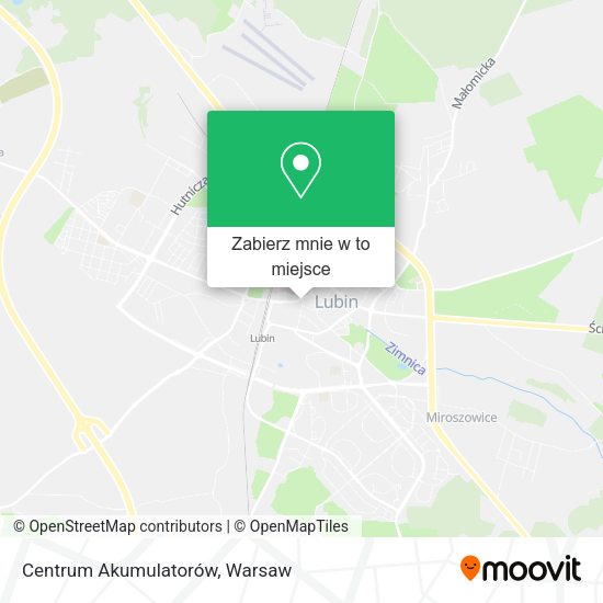 Mapa Centrum Akumulatorów