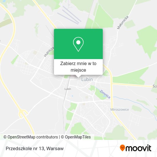 Mapa Przedszkole nr 13