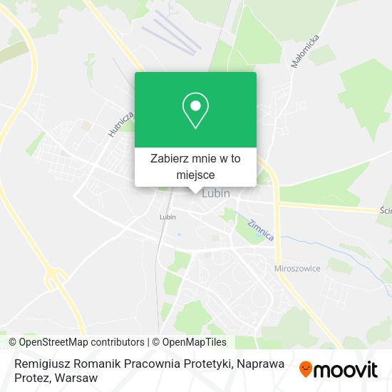 Mapa Remigiusz Romanik Pracownia Protetyki, Naprawa Protez