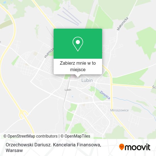 Mapa Orzechowski Dariusz. Kancelaria Finansowa