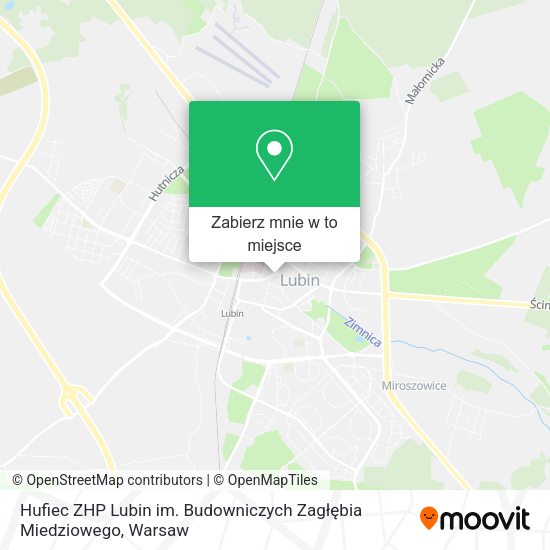 Mapa Hufiec ZHP Lubin im. Budowniczych Zagłębia Miedziowego