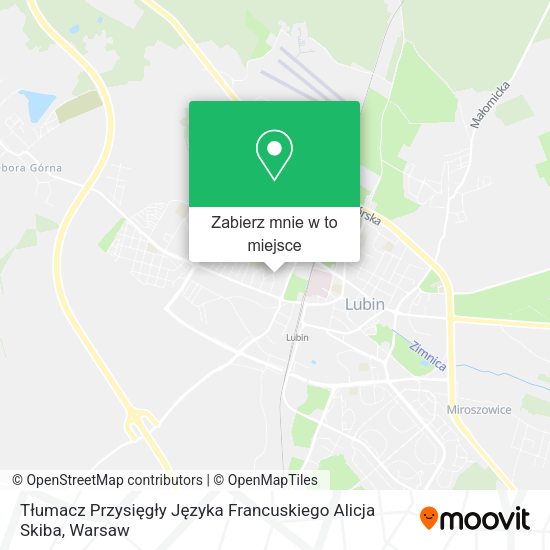 Mapa Tłumacz Przysięgły Języka Francuskiego Alicja Skiba