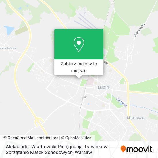 Mapa Aleksander Wiadrowski Pielęgnacja Trawników i Sprzątanie Klatek Schodowych