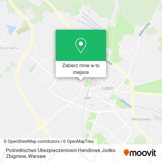 Mapa Pośrednictwo Ubezpieczeniowo Handlowe Jodko Zbigniew