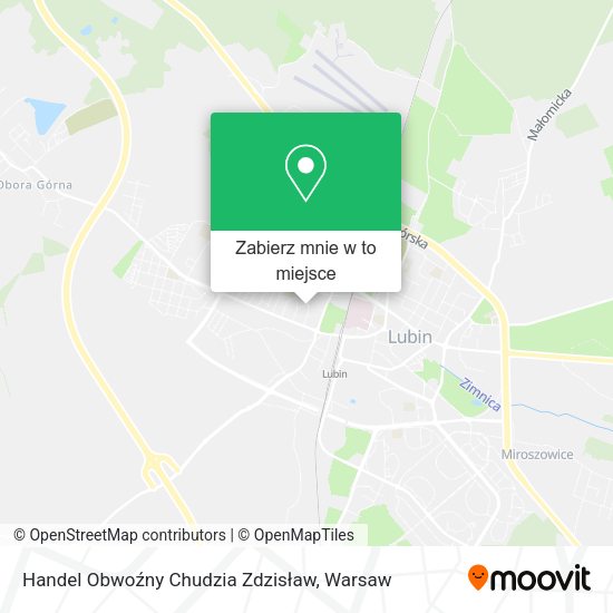 Mapa Handel Obwoźny Chudzia Zdzisław