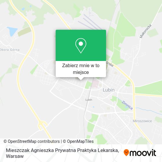 Mapa Mieszczak Agnieszka Prywatna Praktyka Lekarska