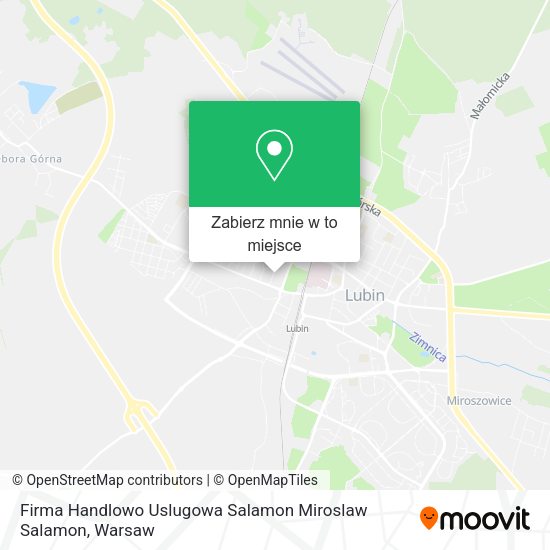 Mapa Firma Handlowo Uslugowa Salamon Miroslaw Salamon