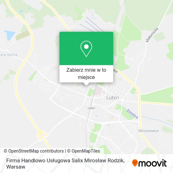 Mapa Firma Handlowo Usługowa Salix Mirosław Rodzik