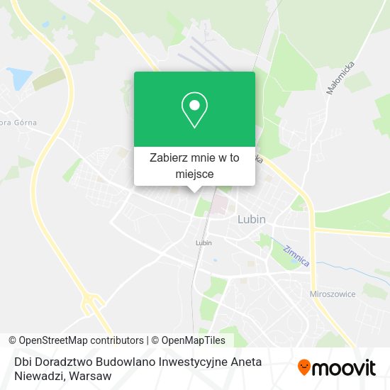 Mapa Dbi Doradztwo Budowlano Inwestycyjne Aneta Niewadzi