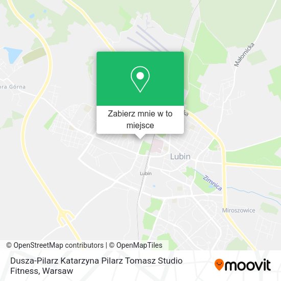 Mapa Dusza-Pilarz Katarzyna Pilarz Tomasz Studio Fitness