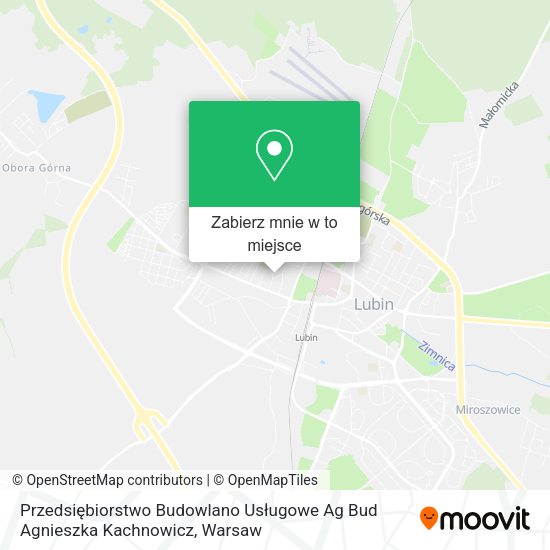 Mapa Przedsiębiorstwo Budowlano Usługowe Ag Bud Agnieszka Kachnowicz