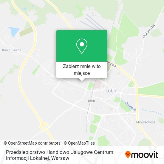 Mapa Przedsiebiorstwo Handlowo Uslugowe Centrum Informacji Lokalnej