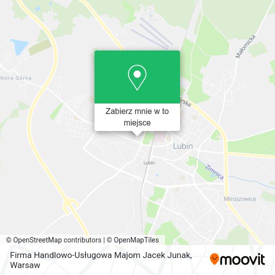 Mapa Firma Handlowo-Usługowa Majom Jacek Junak