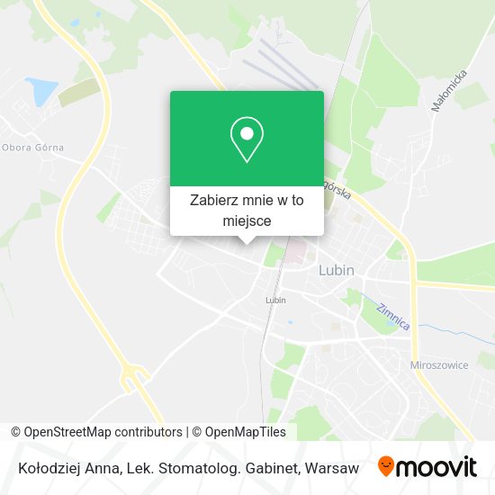 Mapa Kołodziej Anna, Lek. Stomatolog. Gabinet