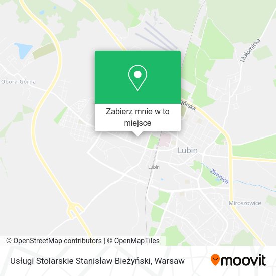 Mapa Usługi Stolarskie Stanisław Bieżyński