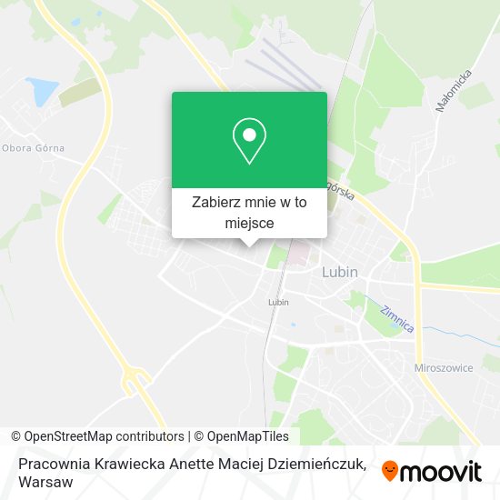 Mapa Pracownia Krawiecka Anette Maciej Dziemieńczuk