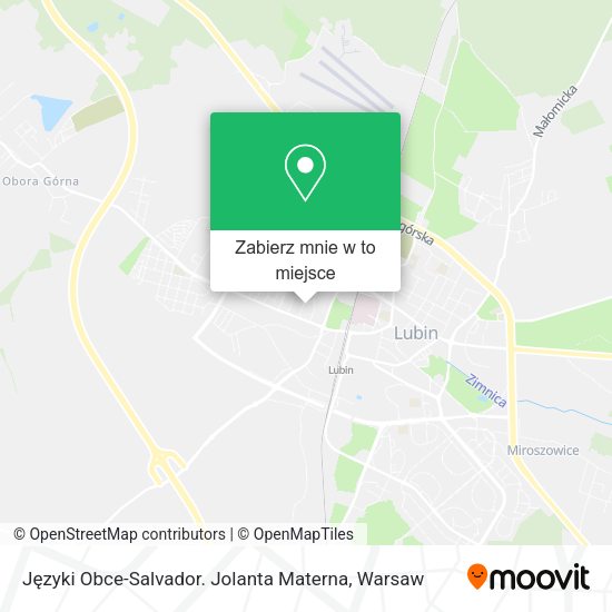 Mapa Języki Obce-Salvador. Jolanta Materna