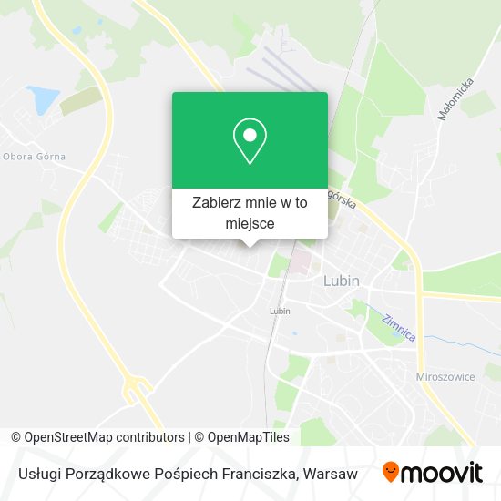 Mapa Usługi Porządkowe Pośpiech Franciszka