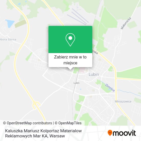 Mapa Kaluszka Mariusz Kolportaz Materialow Reklamowych Mar KA