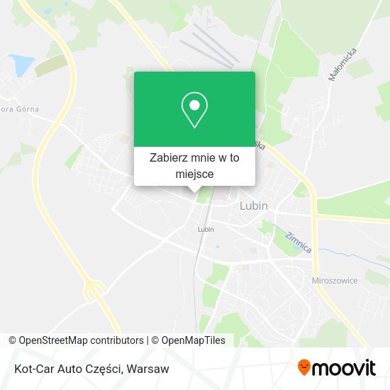 Mapa Kot-Car Auto Części