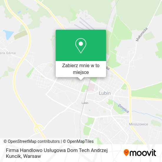 Mapa Firma Handlowo Usługowa Dom Tech Andrzej Kuncik