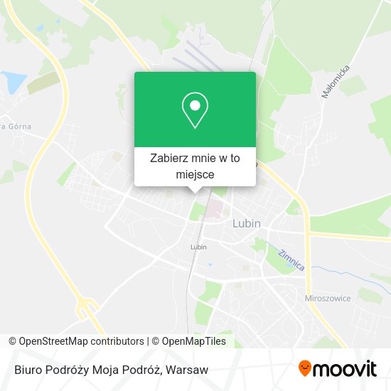 Mapa Biuro Podróży Moja Podróż