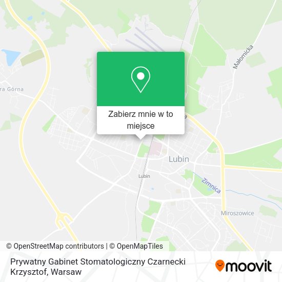 Mapa Prywatny Gabinet Stomatologiczny Czarnecki Krzysztof