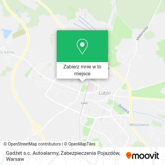 Mapa Gadżet s.c. Autoalarmy, Zabezpieczenia Pojazdów