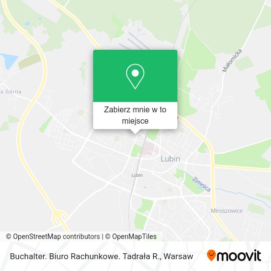 Mapa Buchalter. Biuro Rachunkowe. Tadrała R.