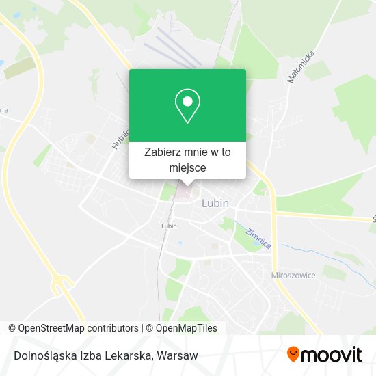 Mapa Dolnośląska Izba Lekarska