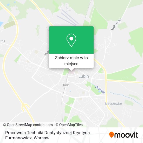 Mapa Pracownia Techniki Dentystycznej Krystyna Furmanowicz