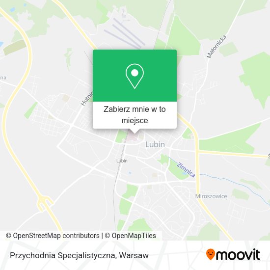 Mapa Przychodnia Specjalistyczna