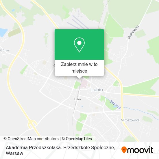 Mapa Akademia Przedszkolaka. Przedszkole Społeczne