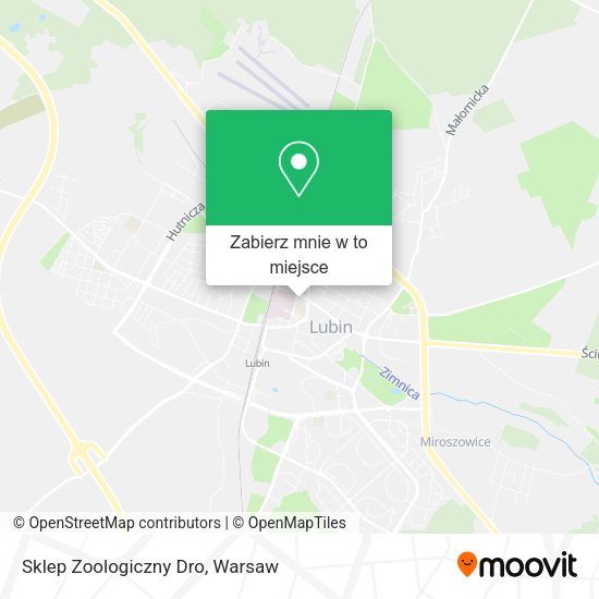 Mapa Sklep Zoologiczny Dro