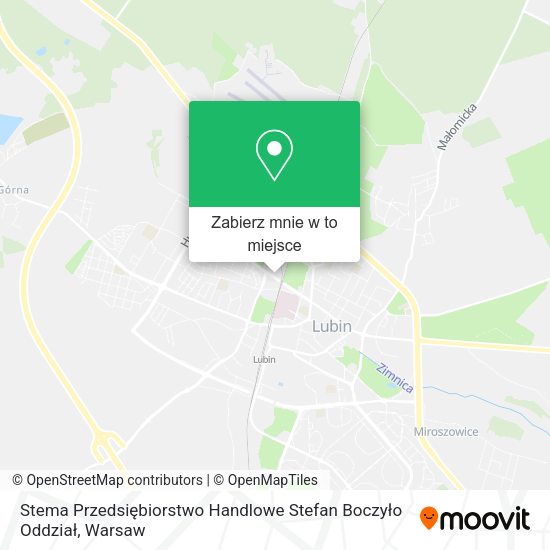 Mapa Stema Przedsiębiorstwo Handlowe Stefan Boczyło Oddział