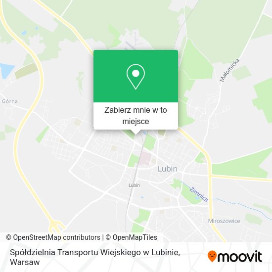 Mapa Spółdzielnia Transportu Wiejskiego w Lubinie