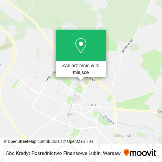 Mapa Abc Kredyt Pośrednictwo Finansowe Lubin