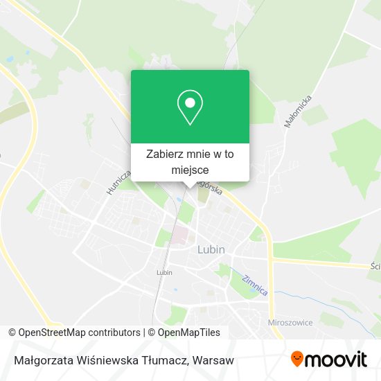 Mapa Małgorzata Wiśniewska Tłumacz