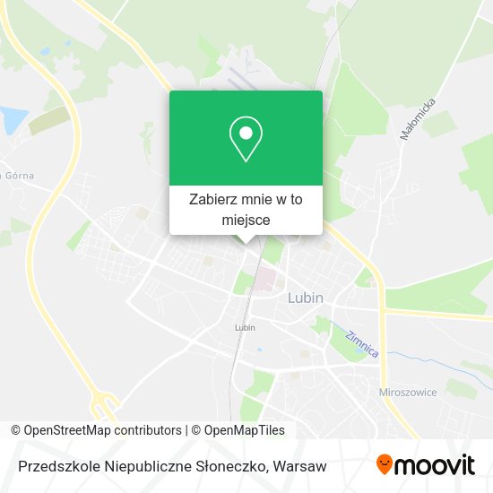 Mapa Przedszkole Niepubliczne Słoneczko