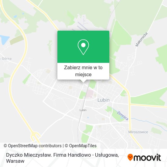 Mapa Dyczko Mieczysław. Firma Handlowo - Usługowa