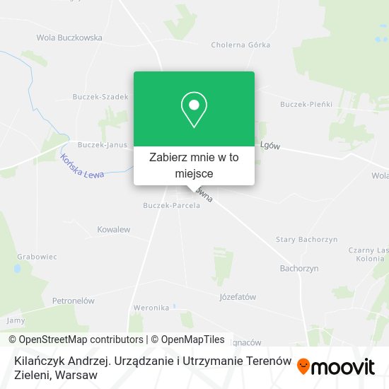 Mapa Kilańczyk Andrzej. Urządzanie i Utrzymanie Terenów Zieleni