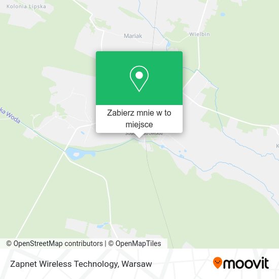 Mapa Zapnet Wireless Technology