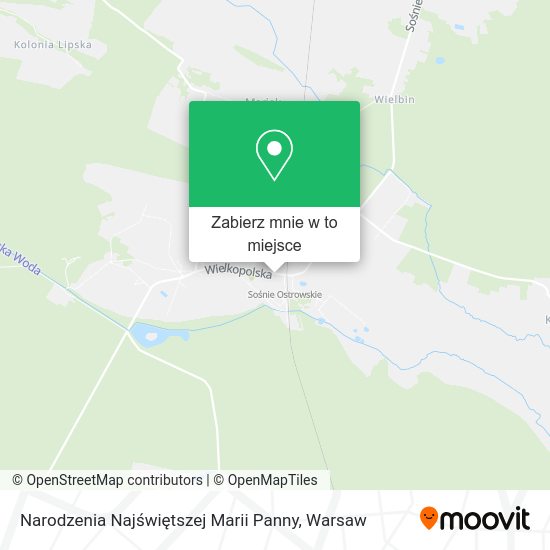 Mapa Narodzenia Najświętszej Marii Panny