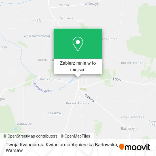 Mapa Twoja Kwiaciarnia Kwiaciarnia Agnieszka Badowska