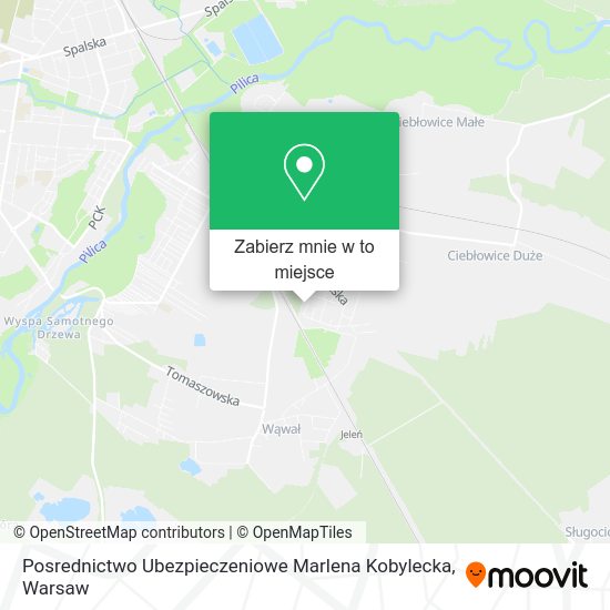 Mapa Posrednictwo Ubezpieczeniowe Marlena Kobylecka